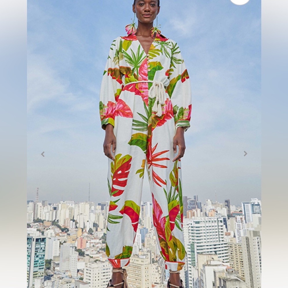 Farm Rio Spring Forest Jumpsuit - Picture 2 of 8